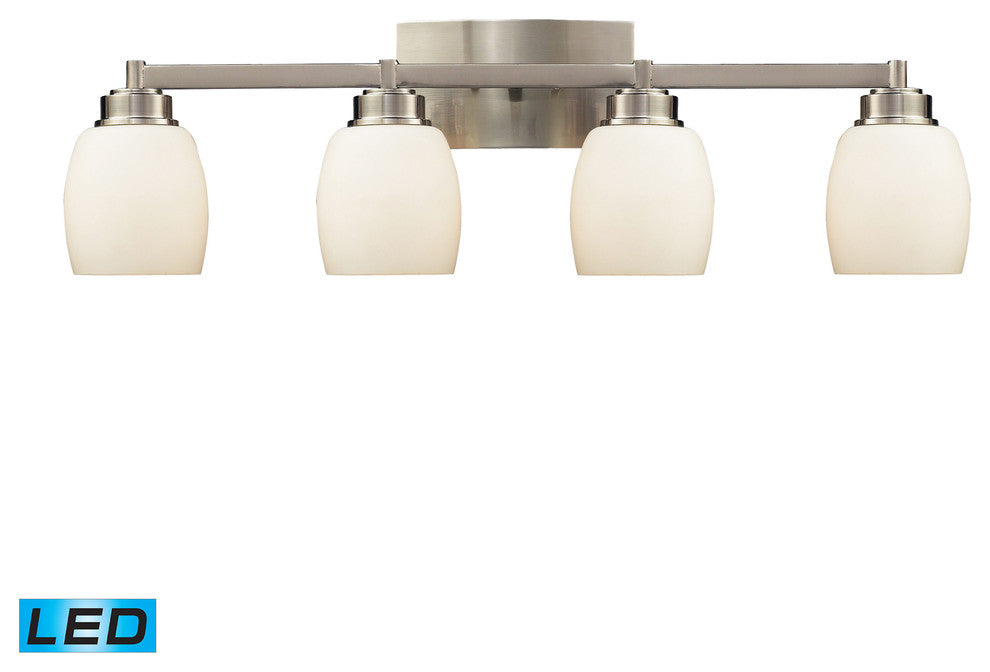 ELK Lighting Northport 4-Light LED Vanity, Satin Nickel
