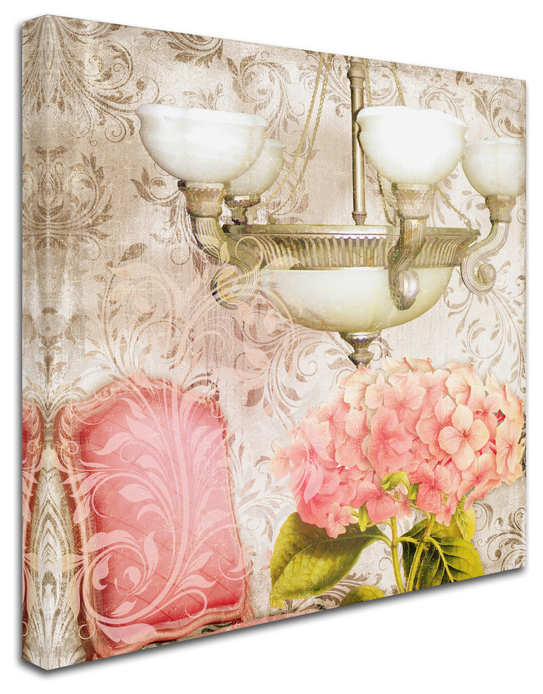 Tina Lavoie 'Bella Ortensia' Canvas Art, 18" x 18"