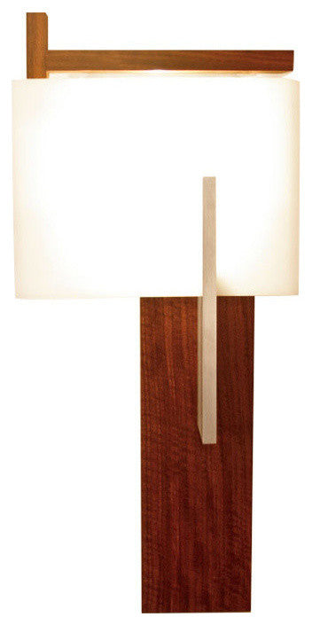 Oris - LED Wall Sconce, Wood: Oiled Walnut