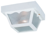 Generation Lighting Lighting 2-Light Outdoor Flush Mount, White