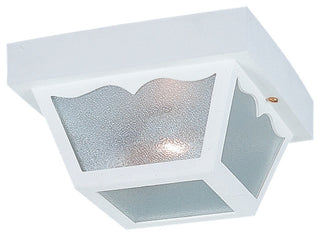 Generation Lighting Lighting 2-Light Outdoor Flush Mount, White