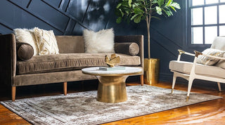 Transitional Sandrine 6' Square Hazel Area Rug