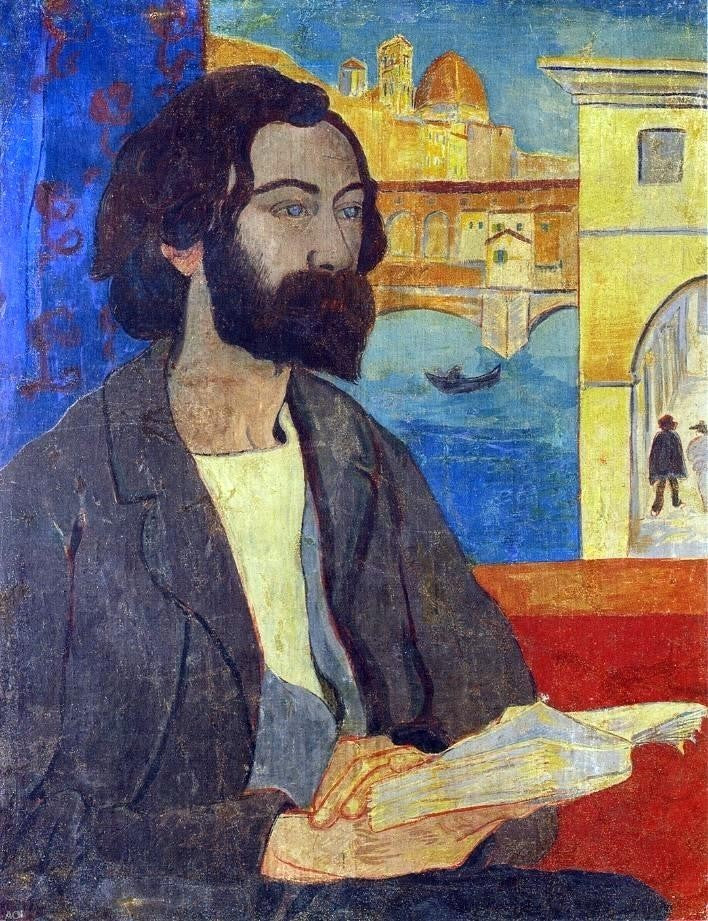 Paul Serusier Portrait of Emile Bernard at Florence Gallery Wrapped Canvas Print
