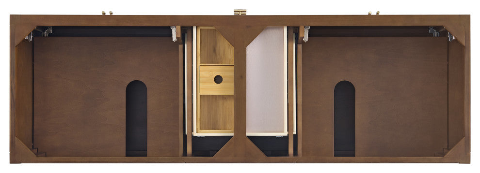 Myrrin 72" Vanity, Mid Century Walnut