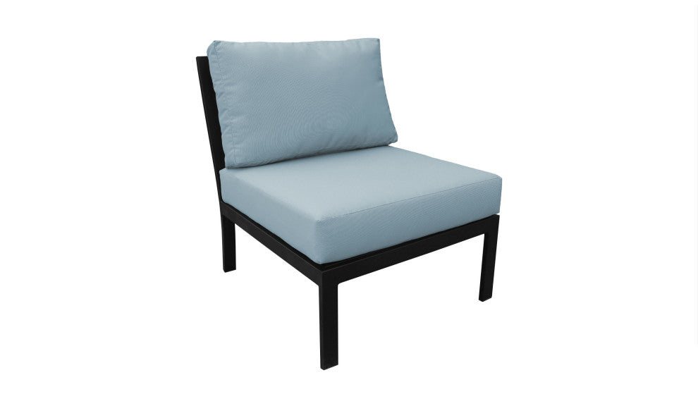 kathy ireland Madison Ave. 7 Piece Aluminum Patio Furniture Set 07a, Tranquil