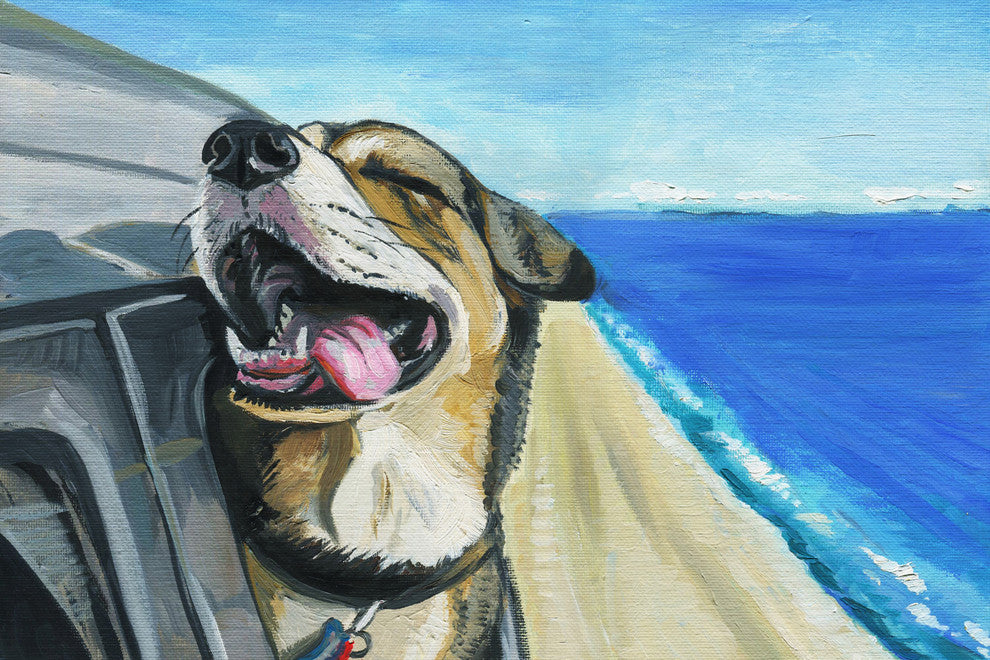 "Talented Waiter" Painting Print on Wrapped Canvas, 45"x30"