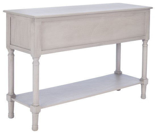 Safavieh Haines 4 Drawer Console Table, Greige