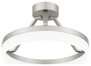 Quoizel PCOH1716 Cohen 16"W LED Semi-flush Ceiling Fixture - Brushed Nickel