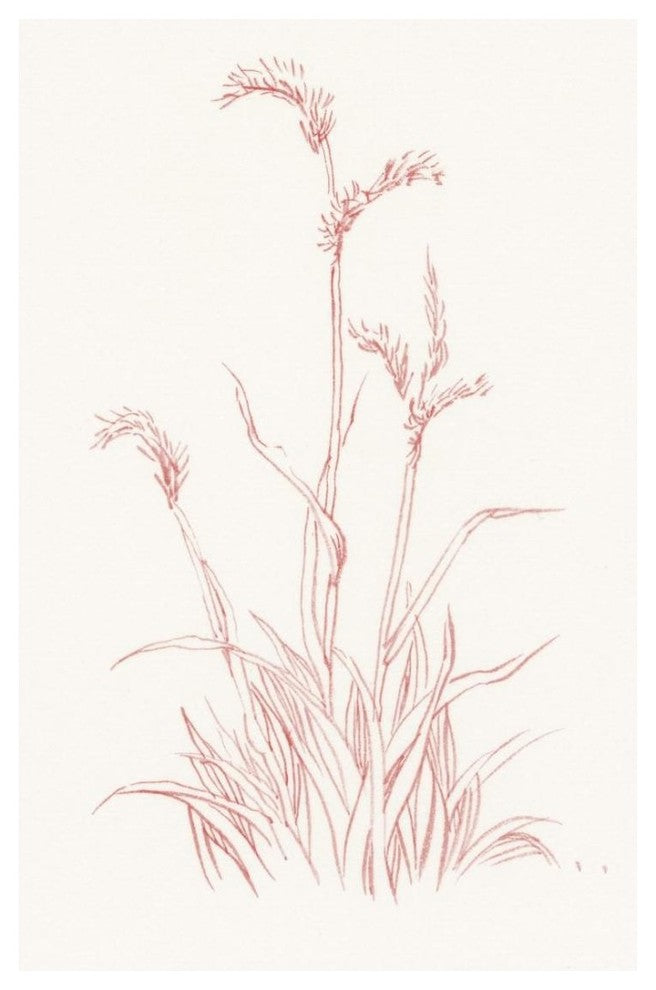 "Farm Nostalgia Flowers V" Digital Paper Print by Danhui Nai, 18"x26"