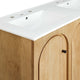 Appia 48" Double Sink Bathroom Vanity - Oak White