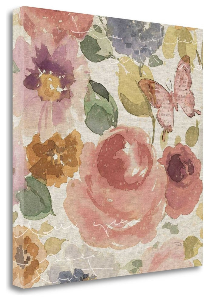 "Romantic Poem III" By Pela, Giclee Print on Gallery Wrap Canvas, Ready to Hang