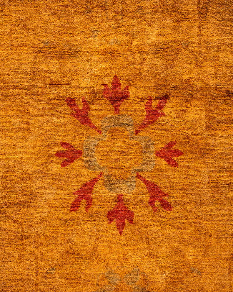 Fine Vibrance, One-of-a-Kind Handmade Area Rug Yellow, 16'0"x12'4"