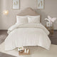 Madison Park Laetitia 3-Piece Tufted Cotton Chenille Medallion Duvet Cover Set