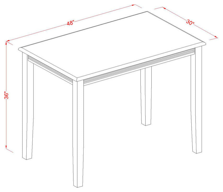 5 Pc Dining Counter Height Set - Kitchen Dinette Table, 4 Counter Height Stool