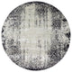 Ahgly Company Indoor Round Mid-Century Modern Area Rugs, 4' Round