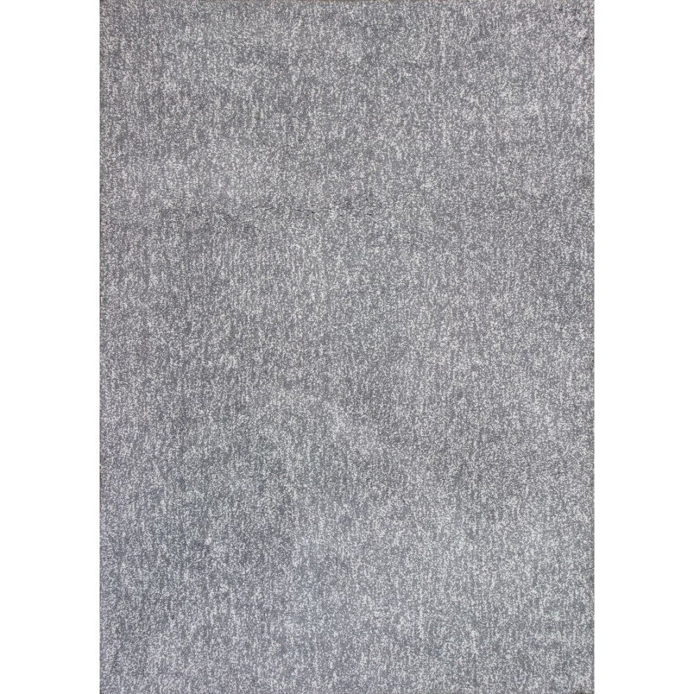 KAS Bliss 1585 Grey Heather Shag Area Rug, 5' x 7'