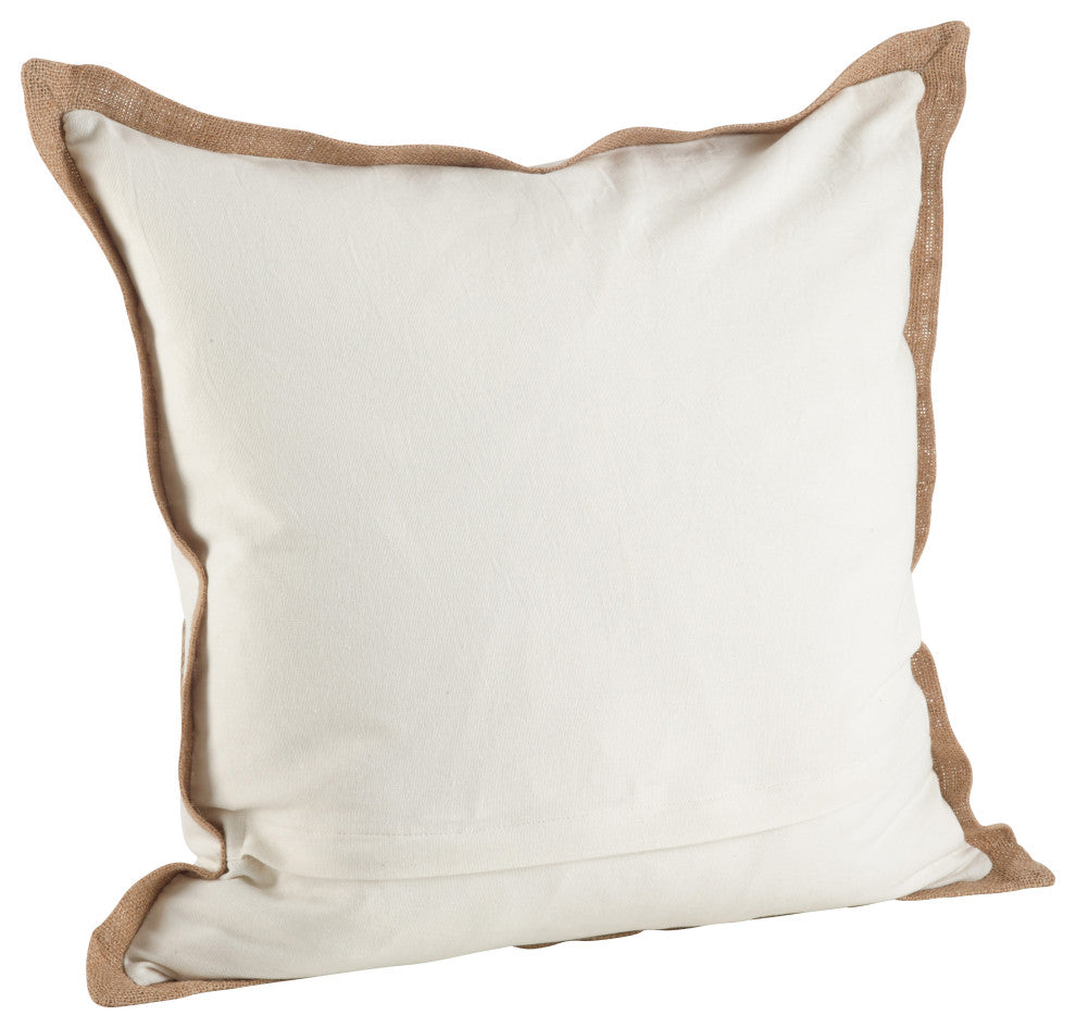 Nautilus Spiral Shell Print Cotton Down Filled Throw Pillow