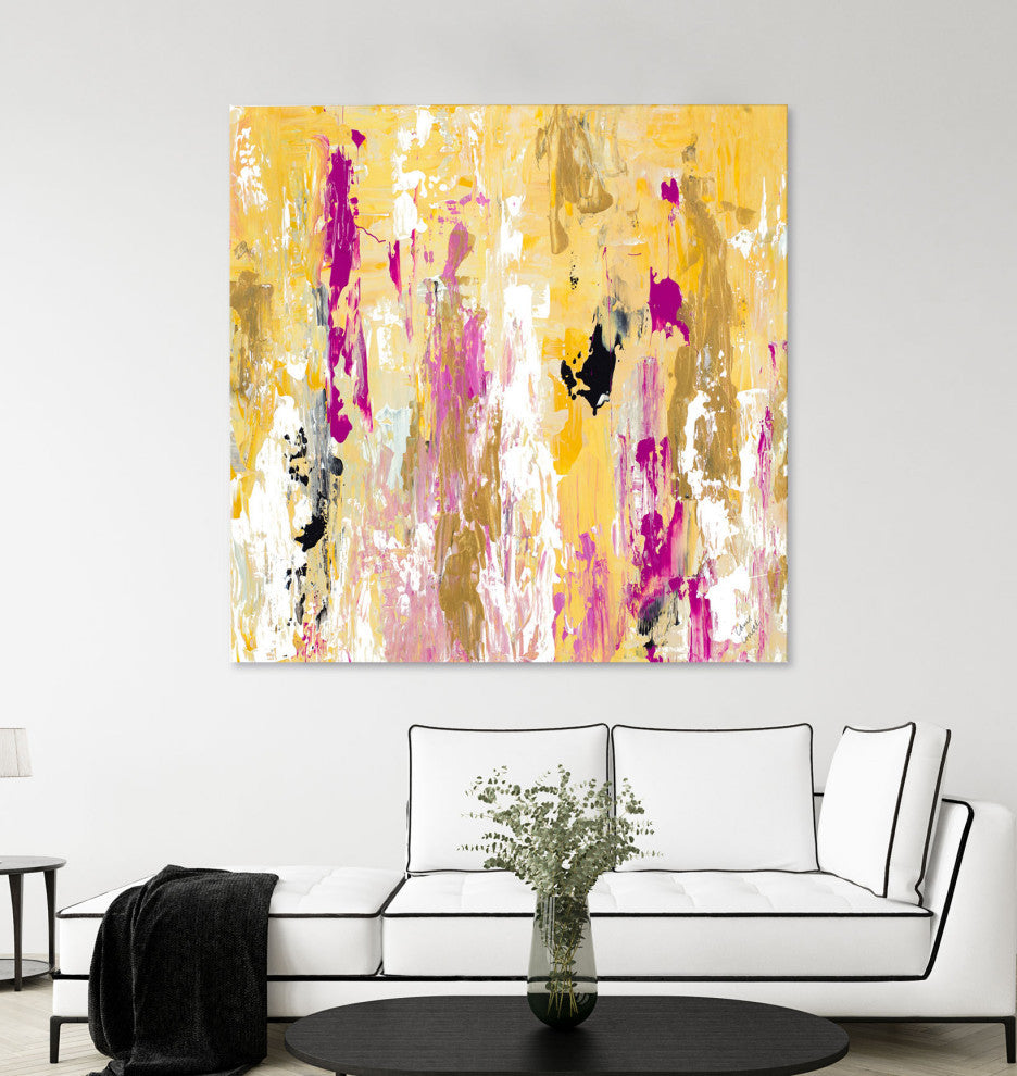 Parisian Chic Abstract II - 54 x 54 by Lanie Loreth
