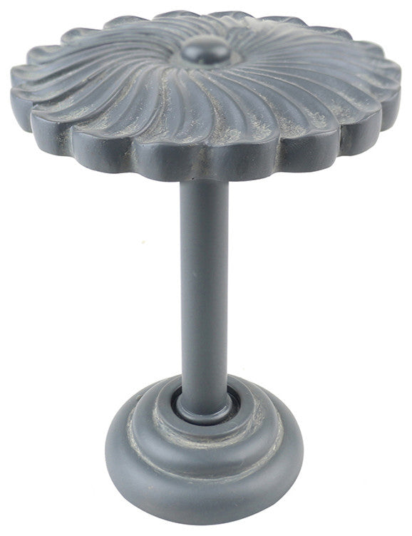 Sierra Drapery Medallion Holdback, Stone Gray