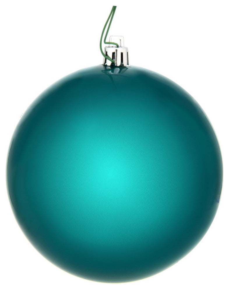 Vickerman 3" Dark Teal Candy Ball Ornament, 12 Per Bag