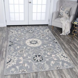 Rizzy Home RS915A Resonant Transitional Area Rug 8'x10' Gray