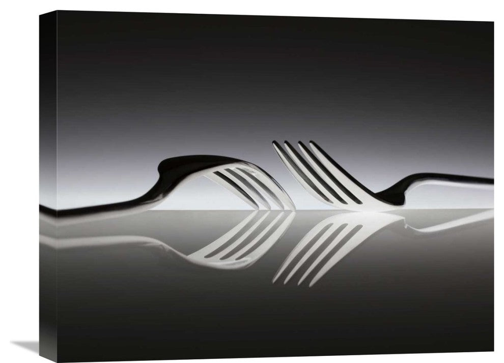 "Opposites" Stretched Canvas Giclee by Wieteke De Kogel, 22x17"