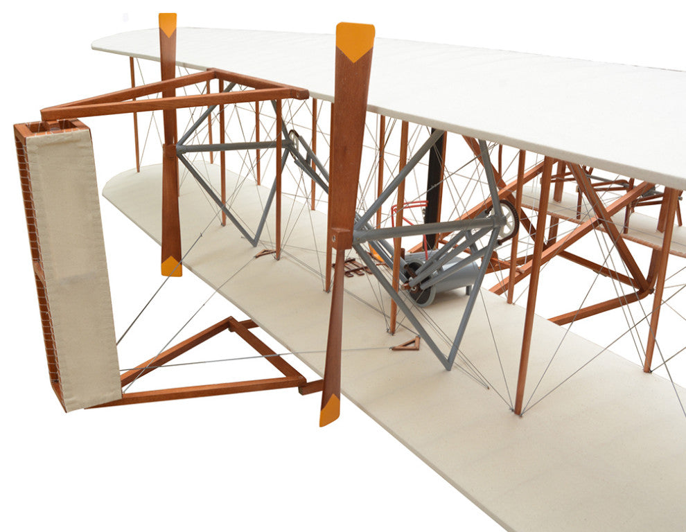 1903 Wright Brother Flyer Model 8-ft Collectible Metal scale model Airplane