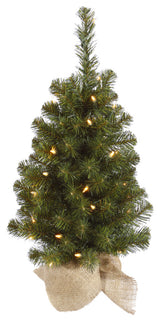 Vickerman A116024 24" Felton Pine Artificial Christmas Tree, Unlit