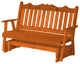 Cedar Royal English Glider, Redwood Stain, 6 Foot
