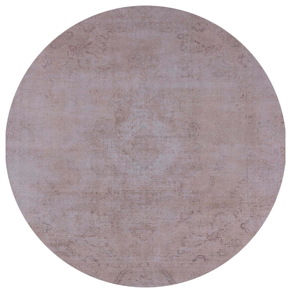 Ahgly Company Indoor Round Mid-Century Modern Area Rugs, 8' Round