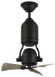 Craftmade, BW318FB3, 18" Bellows Uno, Aged Bronze Finish, Gray Cedar blades