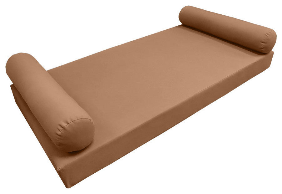 Style5 Twin-XL Knife Edge Outdoor Mattress Bolster Slip Cover COMPLETE SET AD104