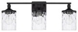 Capital Lighting 128831-451 Colton 3 Light 24"W Bathroom Vanity - Matte Black