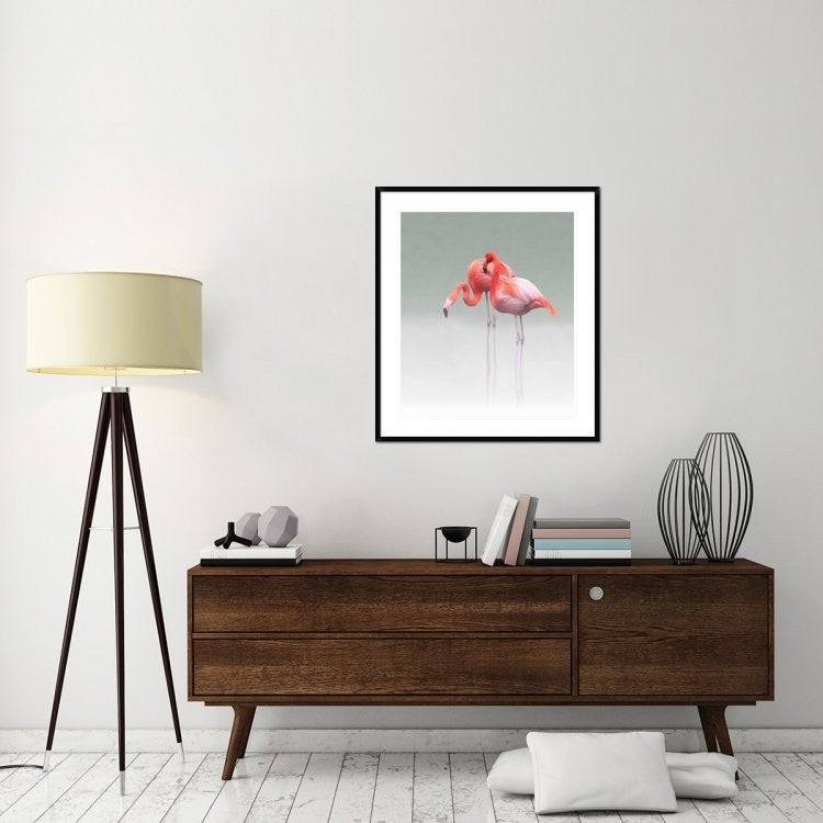 "Just We Two" Framed Digital Print by Anna Cseresnjes, 33x38"