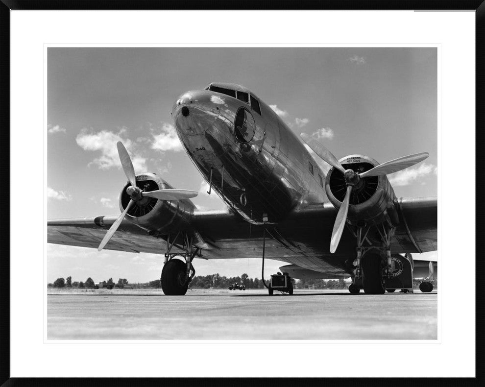 "1940s Passenger Airplane" Framed Digital Print by H. Armstrong Roberts, 40x32"