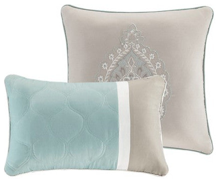 510 Design Shawnee 8 Piece Comforter Set, Seafoam, King