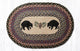 Earth Rugs OP-43 Black Bears Oval Patch 20" x 30"