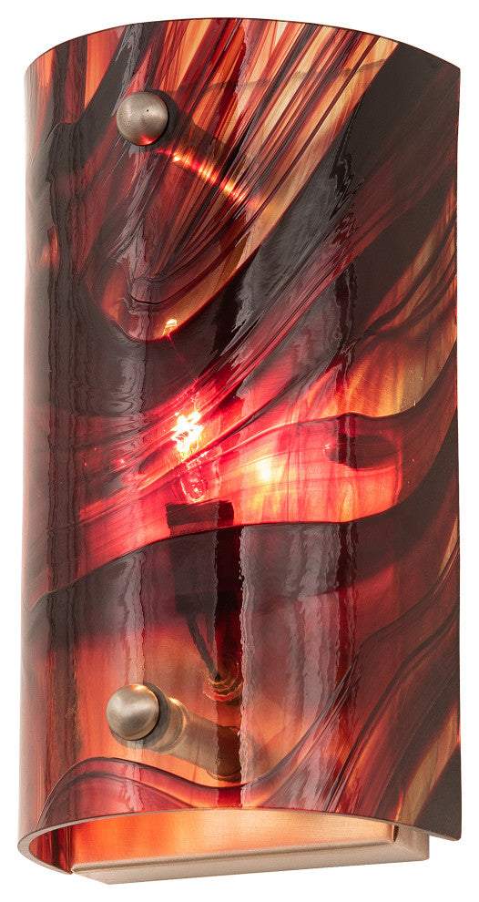 5 Wide Cabernet Swirl Wall Sconce