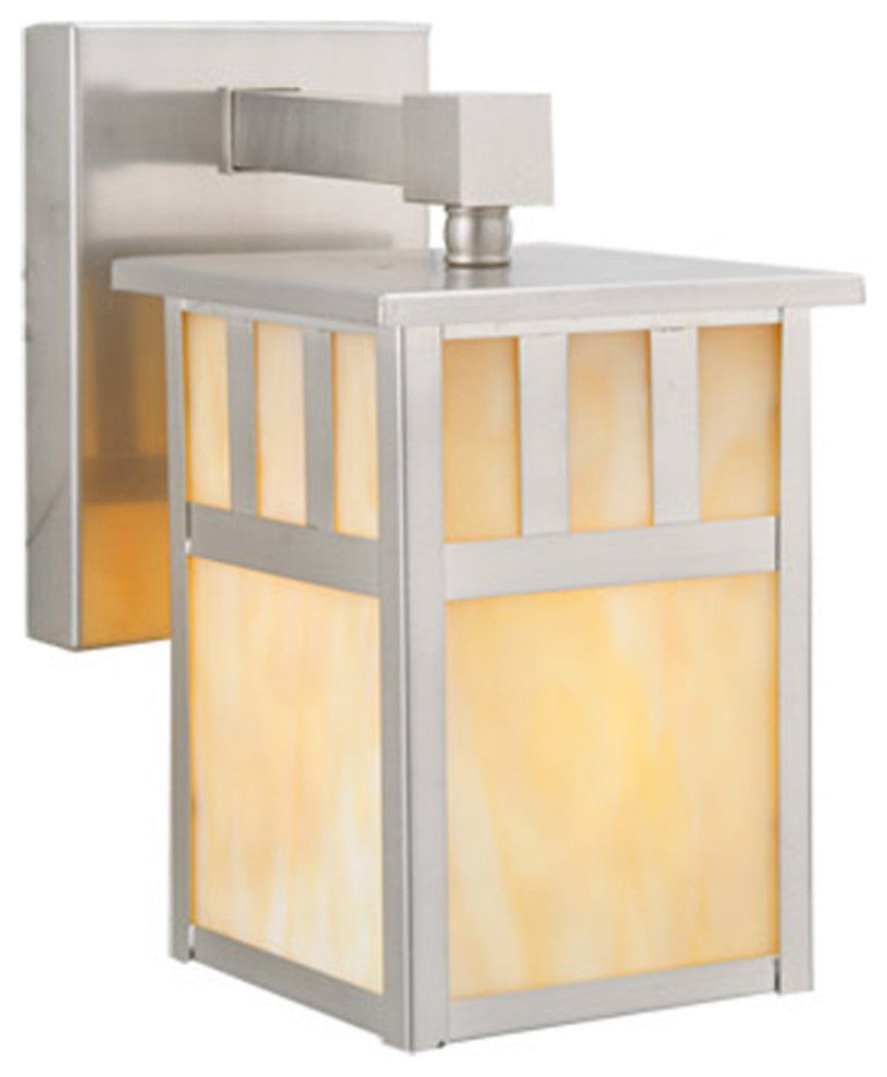 5 Wide Hyde Park Double Bar Mission Solid Mount Wall Sconce