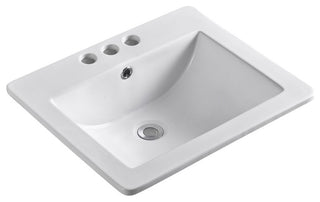 21" Single Sink Ceramic Top