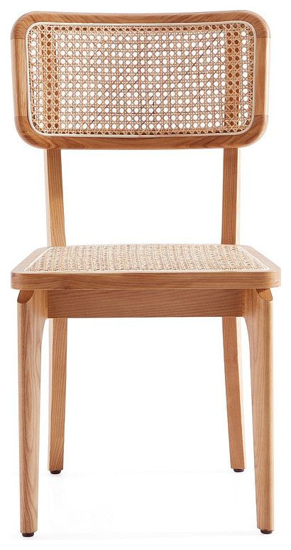 Manhattan Comfort Giverny Dining Chair, Nature, Set of 4