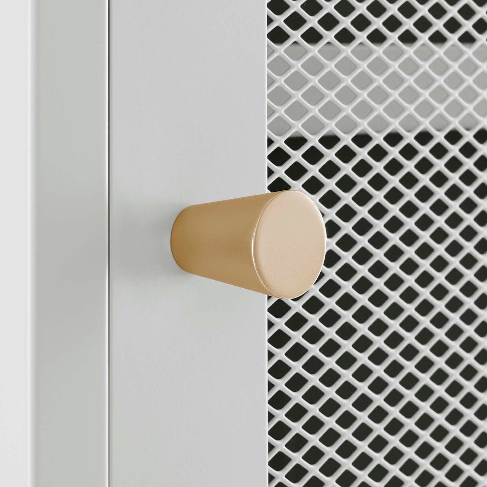 Covelo Tall Storage Cabinet - Light Gray