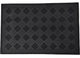 Outdoor Front Door Mat Drew Checkerboard Rubber Rug 24x16 Black