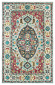 Oriental Weavers Zahra Collection Grey/ Pink Oriental Indoor Area Rug 8'X10'