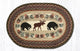 Earth Rugs OP-43 Bear / Moose Oval Patch 20" x 30"