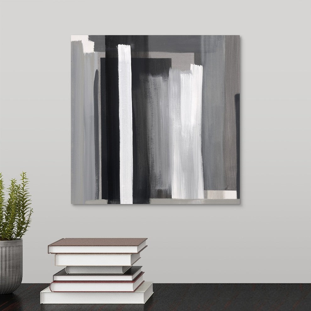 "Between the Layers II" Wrapped Canvas Art Print, 12"x12"x1.5"