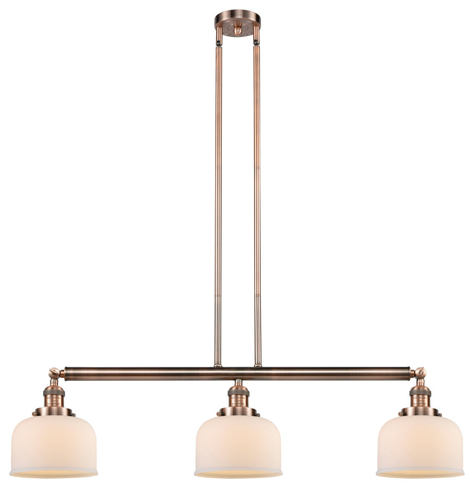 Innovations Lighting 213-Ac-S-G71-Led 3 Light Dimmable Led Island Light