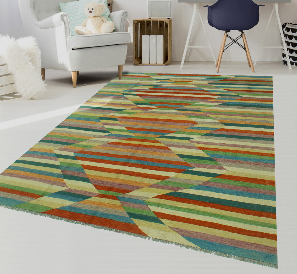 Winchester Kilim Armani Rust Rug