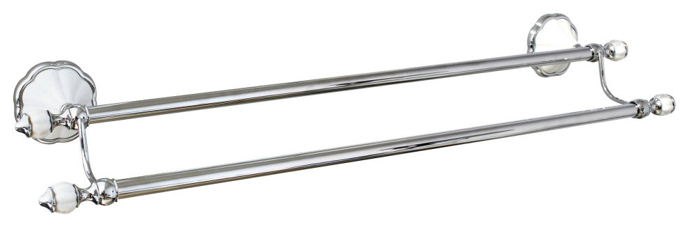 MODONA's 24" Double Towel Bar Flora Series