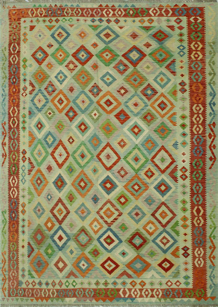 Sangat Kilim Bentleig Lt. Green Rug